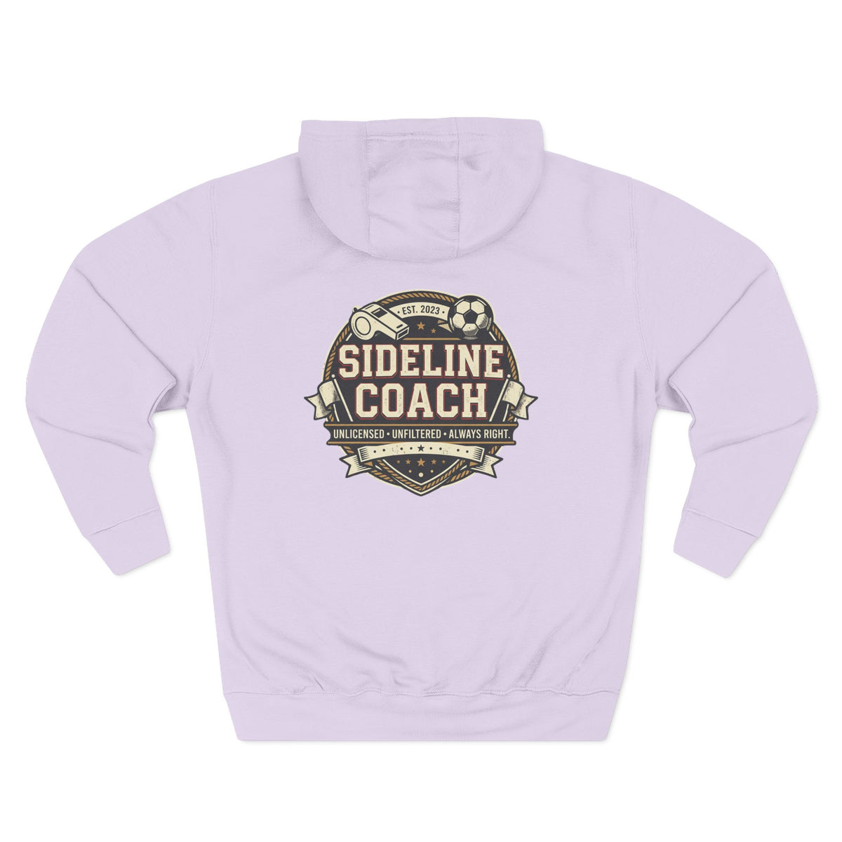 Sideline Coach Hoodie — Soccer Coach Fleece Pullover