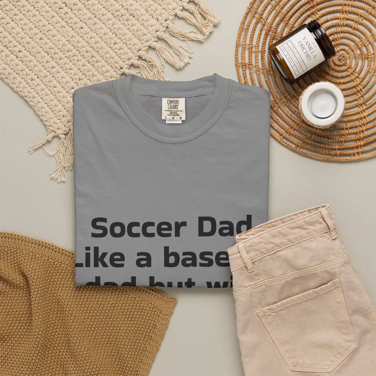 Soccer Dad T-Shirt "Soccer Dad. Like a baseball dad but with bigger balls" – Funny Sports Parent Tee