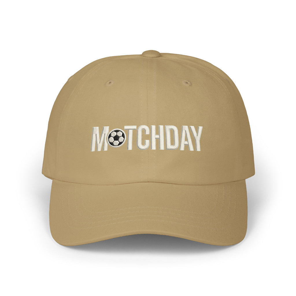 Matchday Dad Cap — Embroidered Soccer Ball Baseball Hat