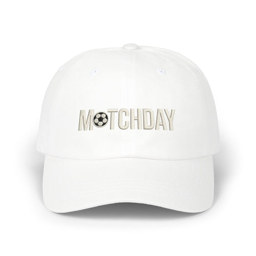Matchday Dad Cap — Embroidered Soccer Ball Baseball Hat