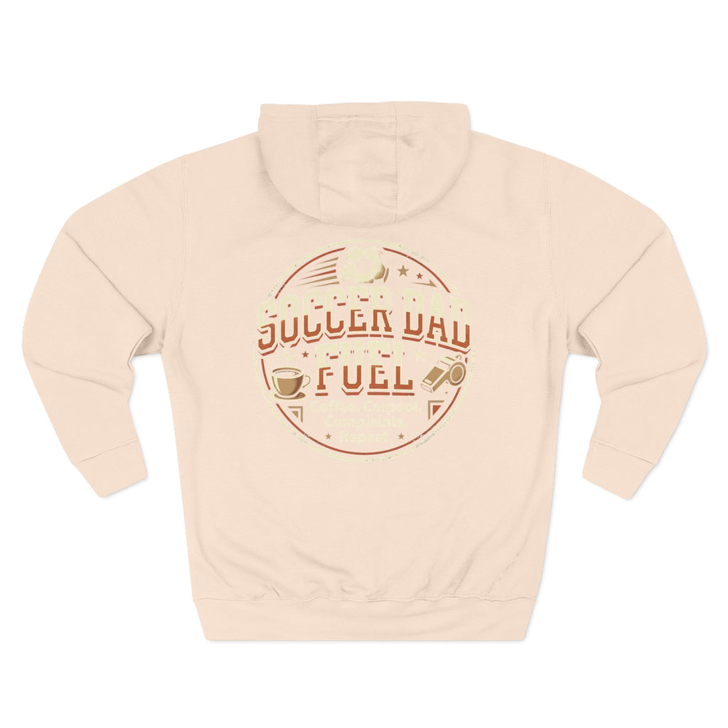 Soccer Dad Fuel Hoodie – Coffee, Carpool & Complaints Graphic Pullover